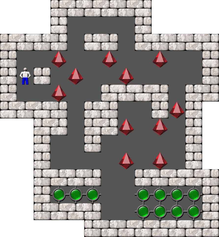 Sokoban Mass Remodel level 2171